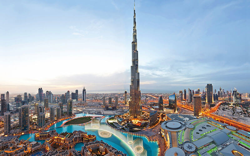 برج خلیفه دبی - گروه صنعتی آسانسور و پله برقی بهران 